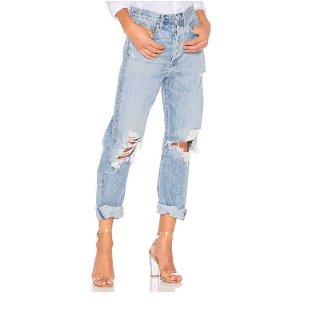 AGOLDE 90's Mid Rise Loose Fit Jeans In Fall Out Size 27